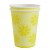 8 270ml paper cups in lemon yellow color 