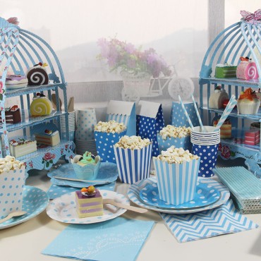 European style afternoon tea birdcage cake rack multi-layer Dim sum rack pastry display rack disposable paper plate tray