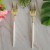 8 sets of white sticks and golden forks  + $0.44 