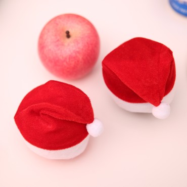 Christmas decorations, Christmas apple hats, mini hats, children's small gift packaging wholesale