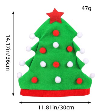 New Christmas Tree Hat Amazon Creative Christmas Hat Festival Party Elf Hat Christmas Hat Wholesale