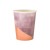 8 270ml paper cups rose gold ink wash  + $0.06 