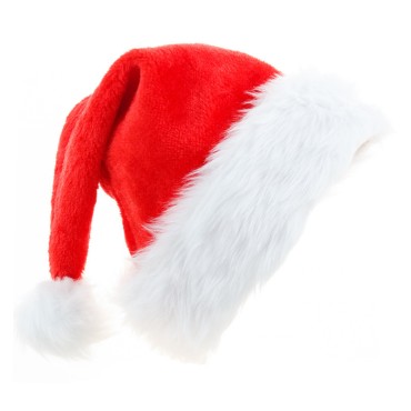 2024 Christmas Hat Thickened Big Ball Hat Santa Claus Haipai Hat Long Plush Christmas Hat