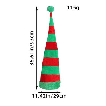 Christmas Long Hat Wholesale 2023 Hong Kong Love Creative Elf Hat Party Joker Hat Christmas Decorative Hat