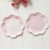 8 20.5cm paper trays with pink dots, 1 model, 4 pieces 