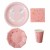 Pink Star Paper Plate and Cup Set of Four  + $4.06 