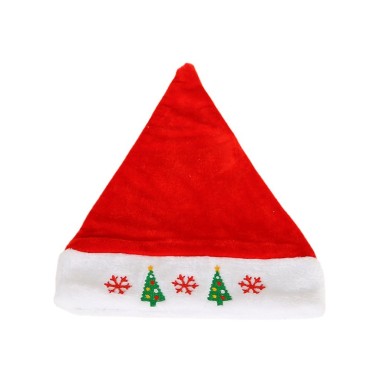 New Golden Velvet Thickened Embroidered Christmas Hat Adult Santa Claus Hat Elk Festival Dressing Gift Wholesale