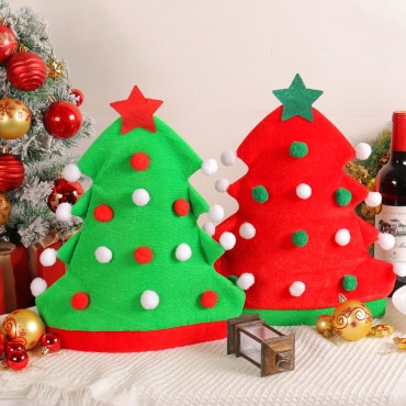 New Christmas Tree Hat Amazon Creative Christmas Hat Festival Party Elf Hat Christmas Hat Wholesale