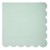 20 sheets of 33cm wavy edge tissues, mint green  + $0.70 