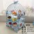 A three-layer blue dotted birdcage cake rack  + $4.39 