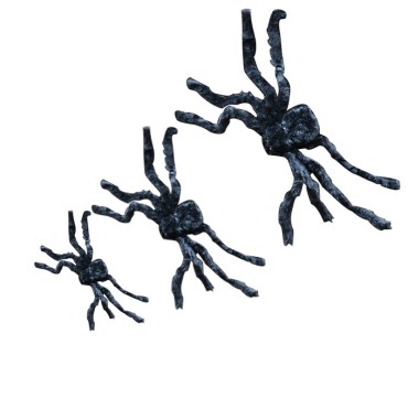 Halloween spider web party bars laying props tidy toys plush spider decoration products wholesale