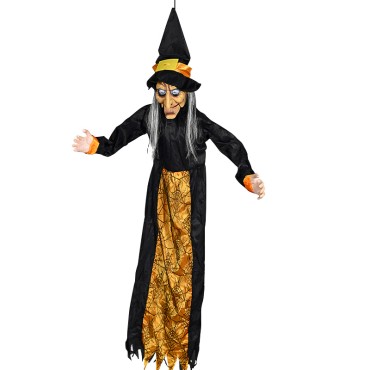 Halloween Decoration Witch Sound Control Prop House Ghost House Bar toy Terry Toy Electric Glowing Ghost Ghost