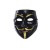 V -character mask black 