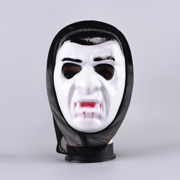 Halloween Mask Halloween Dead God Scream Ghost Festival Makeup Dance Party Plastic White Ghost Face Wholesale