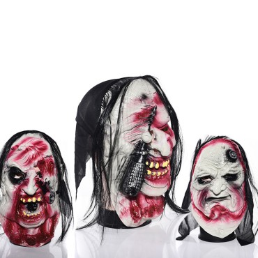 Halloween Ghost Festival Makeup Dance Mask Far Terry Ghost Face Land Head Set the Torrent Zombie Valter Mags wholesale