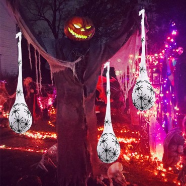 Halloween Decoration Spider Egg Light Spider Web Eggs Suspension Decoration Motor Outer Decoration Wall Corridor