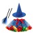 RT104+Blue Black Sweep+Blue Liang Silk Witch Hat 