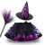 RT230413+Purple Park Witch Hat+Purple Black Sweep 