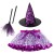 RT099+Purple Broken Witch Hat+Purple Black Sweep 