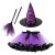 RT108+Purple Block Witch Hat+Purple Black Sweep 