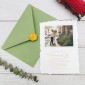 Retro winding woolen cotton paper hand torn invitation card wedding card pressing excitement convex hot hot invitizer production